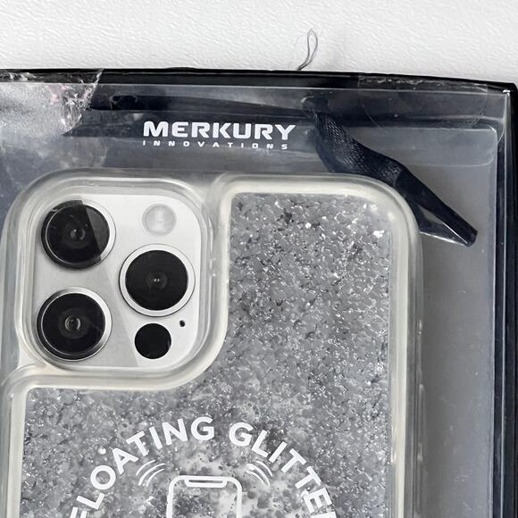 Merkury Innovations Floating Glitter Phone Case iPhone 12 Max Pro - Picture 8 of 8